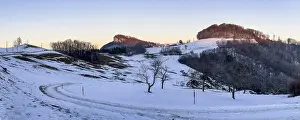 Snow Capped Mountains Europe Prints: Sunset, last light at Wisner Fluh