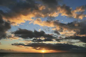 Mauritius Sunset Prints: Sunset on Mauritius