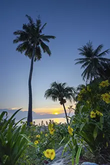 Sunset Over Ocean Prints: Sunset over the ocean at ABC Beach