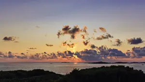 Cumulus Cloud Formation Europe Prints: Sunset, Spring Clouds, Archipelago