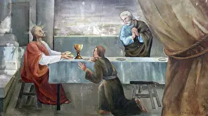 Empty Grocery Scene Prints: Supper at Emmaus