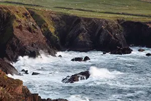 Irish Rocky Shoreline Prints: Surf, Slea Head, Dingle Peninsula