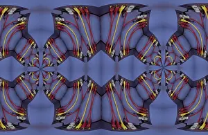 Electronic Communication Technology Prints: Surreal computer network