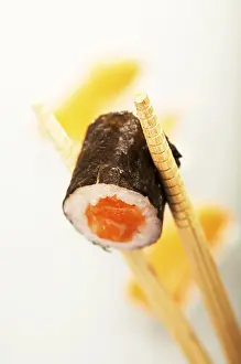 Studio Shot Fish Dish Prints: Sushi