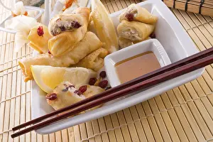 Southeast Asian Cuisine Prints: Sweet spring rolls