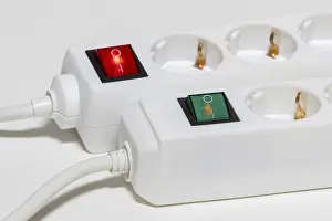 Power Industry Equipment Prints: Switchable socket strips, plugs