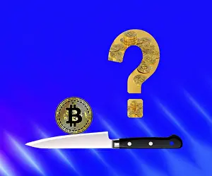 Environmental Protection In Industry Prints: Symbolic image, Bitcoin as a questionable vision of the future