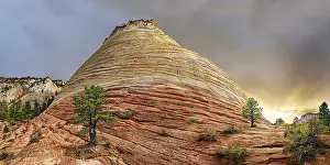 American Tourist Attractions Prints: Table Mountain Checkerboard Mesa