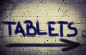 Medical Care System Prints: Tablets Concept