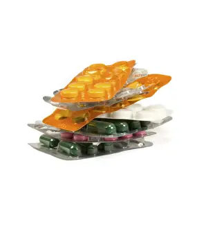 Healthcare Medicine Prints: Tablets isolated