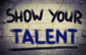Symbolic Picture Prints: Show Your Talent Concept