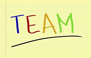 Symbolic Picture Advertising Prints: Team Concept