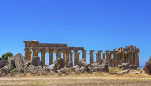 Abandoned Sacred Building Prints: Temple of Hera, Temple E, Juno