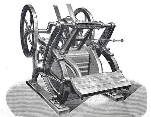 Industrial Plant Prints: Textile industry, hammer mill, by E