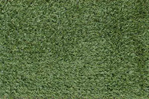 Deserted Soccer Field Prints: Texture artificial turf