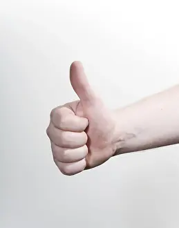 Thumbs Up Symbol Prints: Thumbs up