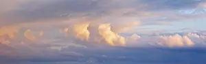 Cloudy Mood Wallpaper Prints: Thunderclouds in the evening light