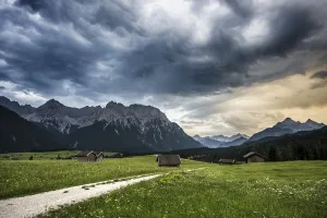 Thunderclouds Germany Prints: Thunderclouds, near Mittenwald