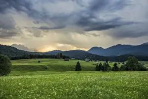 Thunderclouds Germany Prints: Thunderclouds, near Mittenwald