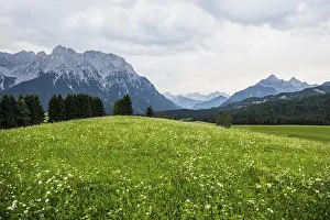 Bavaria Thunderstorm Prints: Thunderclouds, near Mittenwald