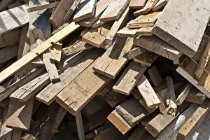 Wooden House Construction Prints: Timber stock