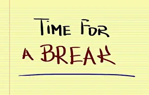 Concentrated Focus Prints: Time For A Break Concept