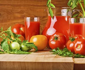 Close Up Tomato Shots Prints: Tomatoes composition