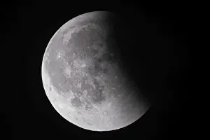 Total Lunar Eclipse Germany Prints: After a total lunar eclipse