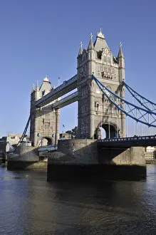 London Bridge Architecture Prints: Tower Bridge over the River Thames