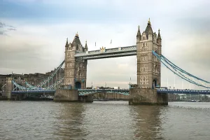 Bascule Bridge Structure Prints: Tower Bridge over the River Thames