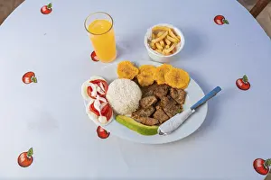 Breakfast Ideas Prints: Tradicional lunch served at the table