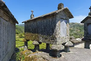 Peneda Geres National Park Prints: Traditional Espigueiros, Granary
