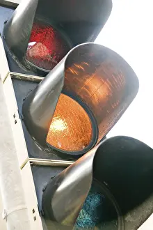 Green Traffic Sign Prints: Traffic light