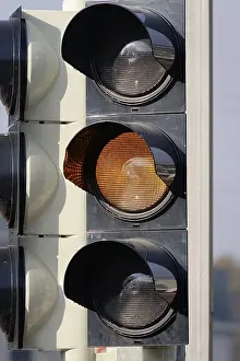 Empty European Roads Prints: Traffic light, Germany