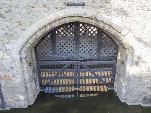 Tower Of London Prints: Traitors Gate Print at the Tower of London