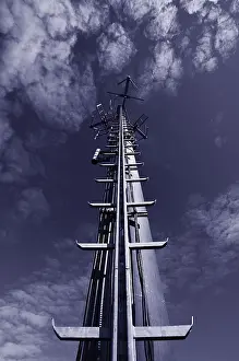 Sky Tower Prints: Transmitter Austria Print, Vienna, Austria