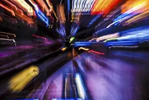 Urban Environment Prints: Travelling train