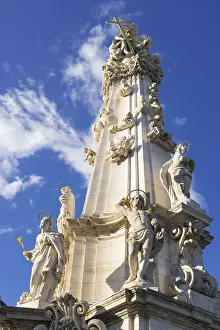 Central European Landmark Prints: Trinity Column, Budapest, Hungary