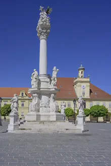 Croatian Architecture Photos Prints: Trinity Column on the main square of Tvrđa