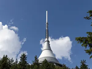 Prints of TV tower and Hotel Jestěd, Jeschken, Liberec, Czech Republic TV tower and Hotel Jet?d, Jeschken, Liberec, Czech Republic Liberec Prints: Print of TV Tower and Hotel Jestřáb, Jeschken, Liberec