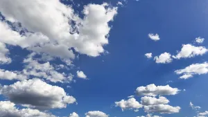 Images Dated 3rd April 2024: Typical Cloudscape in Spring Print