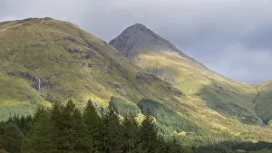 Deserted Valley In Scotland Prints: Typical landscape on the River Etive