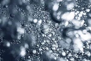 No People Underwater Scene Prints: Underwater bubbles Abstract background