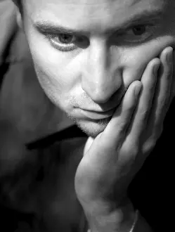 Close Up Face Shot Prints: Unemployed - bored