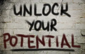 Career Development Concept Prints: Unlock Your Potential Concept