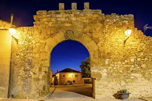 Historic European Defence Work Prints: Upper arch - eastern gate, Medieval walled complex