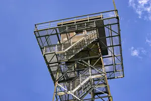 View From Observation Point Prints: Upper part of an observation tower with viewing platform