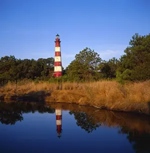 Lighthouse Prints: Assateague Island Lighthouse Print, Virginia Coast