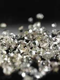 Valuable Diamonds For Sale Prints: Many valuable diamonds, some rough
