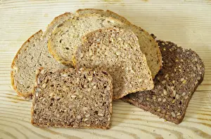 Studio Shot Of Breads Prints: Various kinds of bread